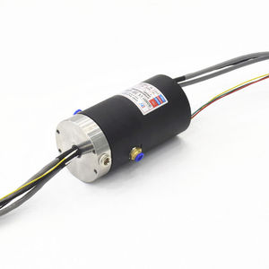 Gigabit-Ethernet-Schleifring / pneumatisch / Vollwellen / Aluminium-Legierung