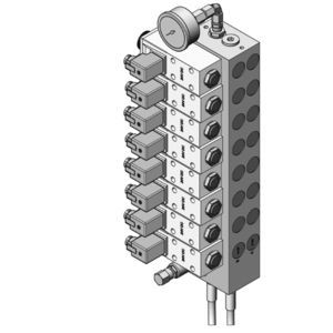 Mehrweg-Verteilerblock 1
