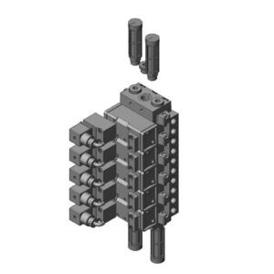 Mehrweg-Verteilerblock 1