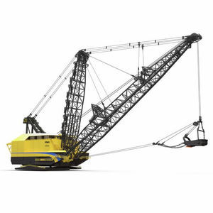 großformatiger Bagger
