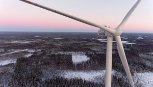 Windkraftanlage mit Planetengetriebe