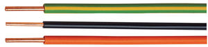 isolierter Leitungsdraht / Kupfer / PVC / weich