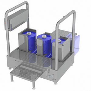 Wasser-Waschsystem / für Hygieneanwendungen / automatisch / Edelstahl