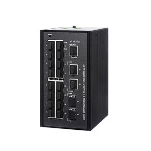 Ethernet-Switch / managed / 20 Ports / DIN-Schienen / vertikal