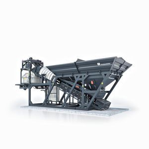 festinstallierte Betonmischanlage