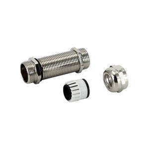 Kabelverschraubung aus vernickeltem Messing / Edelstahl / IP68 / Gewinde