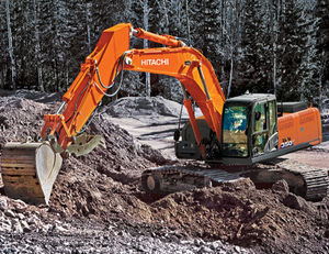 mittelgroßer Bagger