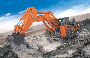 mittelgroßer Bagger