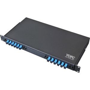 Klemmenkasten für Lichtleiter / rack 19