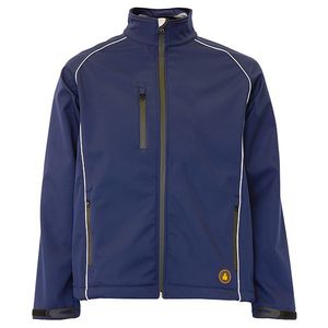 blaue Jacke