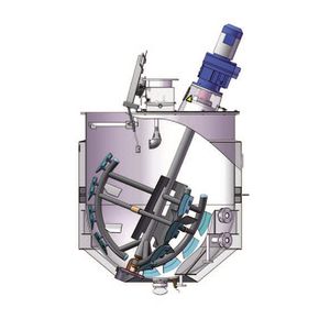 Obstkocher / Dampf / Edelstahl / mit Mixer