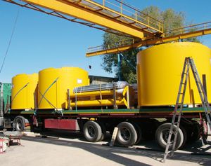 Silo für Transport