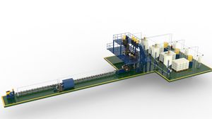 Produktionsanlage für Faserverbundbauteile 1