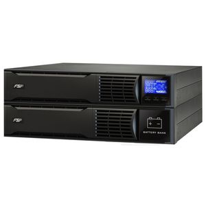 USV mit Doppelkonvertierung / einphasig / mit LCD-Display / ECO
