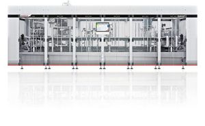 automatische Abfüllmaschine mit Traysealer