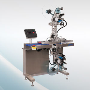 automatische Etikettiermaschine / für Verpackungsoberseite / von unten