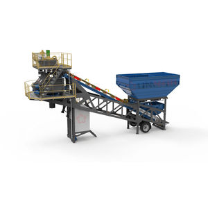festinstallierte Betonmischanlage