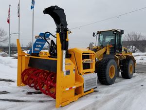 Schneefräse für Kompaktlader