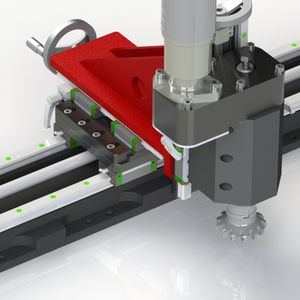 tragbare Fräsmaschine