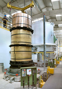 Glühofen / Glocken / elektrisch / für Kupfer