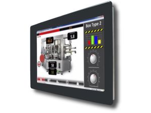 Panel-PC / mit resistivem 5-Draht-Touchscreen