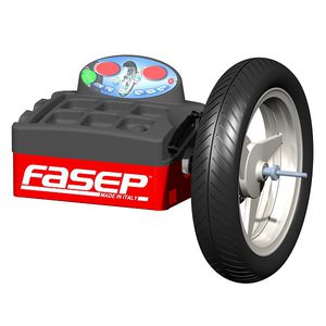 Reifenwuchtmaschine für Motorrad
