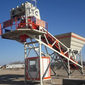 festinstallierte Betonmischanlage