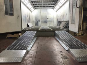 Laderampe für Lagerhallen