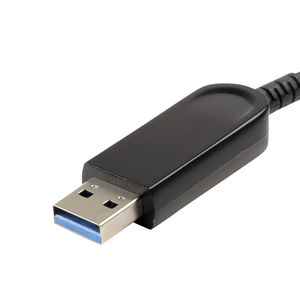 Daten-Glasfaserkabel / USB / raucharm / robust