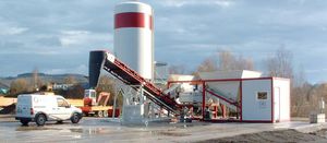 mobile Betonmischanlage