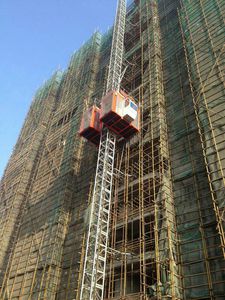Aufzug für Baustelle