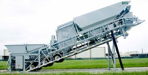 mobile Betonmischanlage