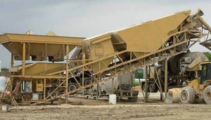 mobile Betonmischanlage