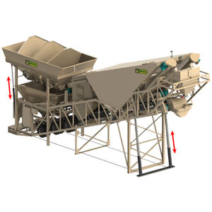 mobile Betonmischanlage