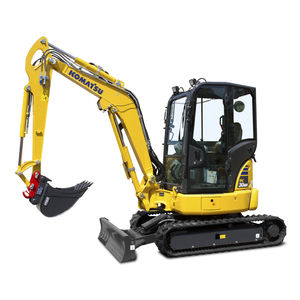 Minibagger / auf Raupen / Diesel / für Baustellen