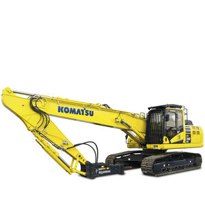 großformatiger Bagger / auf Raupen / Diesel / für Abbrucharbeiten