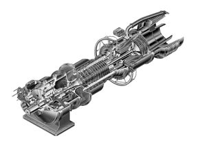 Turbinen-Stromaggregat 1