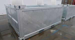 Container aus galvanisiertem Stahl