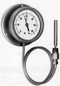 Gasdruckthermometer / analog / Flansch / mit Zifferblatt-Anzeige