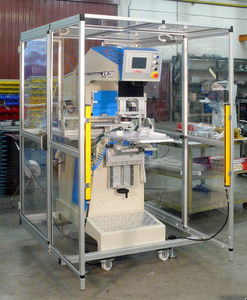 Tampondruckmaschine mit hermetischem Farbgebersystem 1