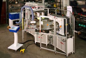 Tampondruckmaschine mit hermetischem Farbgebersystem 1