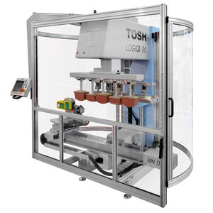 Tampondruckmaschine mit hermetischem Farbgebersystem