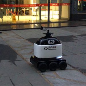 Lieferroboter für Nahrungsmittel