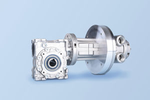 Schnecken-Winkelgetriebe-Druckluftmotor