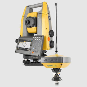 Totalstation mit Reflektor