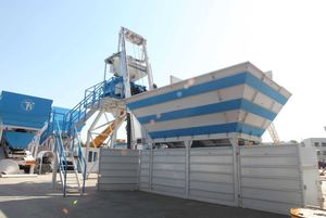 mobile Betonmischanlage