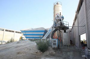 mobile Betonmischanlage