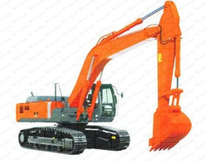 mittelgroßer Bagger