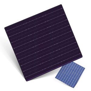 monokristalline Photovoltaik-Solarzelle