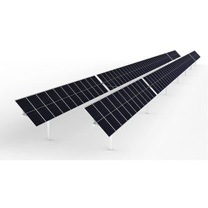 festinstallierter Solar-Tracker